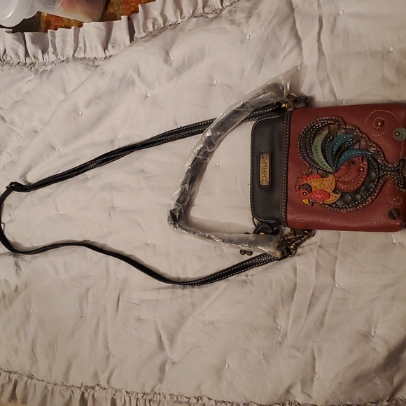 Chala Handbags - *Leather Rooster Crossbody Bag